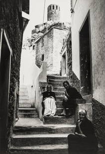 δ Mario De Biasi (1923-2013) Cinque Terre, 1950s: δ Mario De Biasi (1923-2013) Cinque Terre, 1950sFerrotyped gelatin silver print, signed and titled in pencil verso, 30.2 x 20.2cm (11 7/8 x 8in)δ This lot is sold subject to Artists Resale R