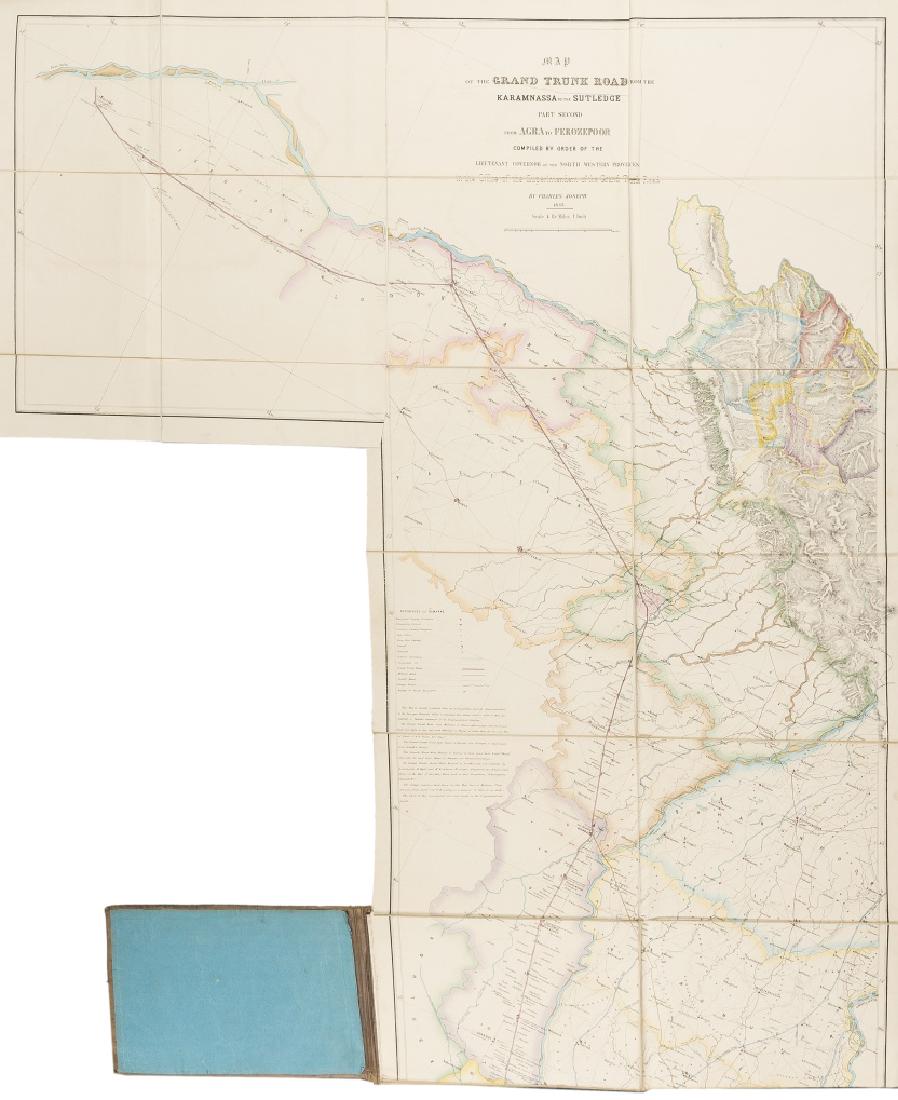 India.- Joseph (Charles) Map of the Grand Trunk Road (1 of 1)
