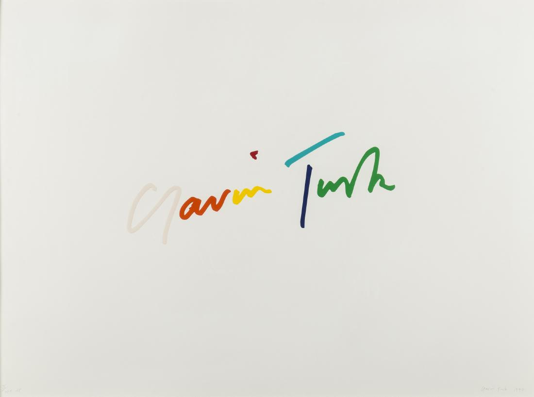 δ Gavin Turk (b.1967) Knob: δ Gavin Turk (b.1967)KnobScreenprint in colours, 1997, signed, dated, inscribed 'AP' and numbered in roman numerals, one of 30 artist's proofs aside from the numbered edition of 90, on wove paper