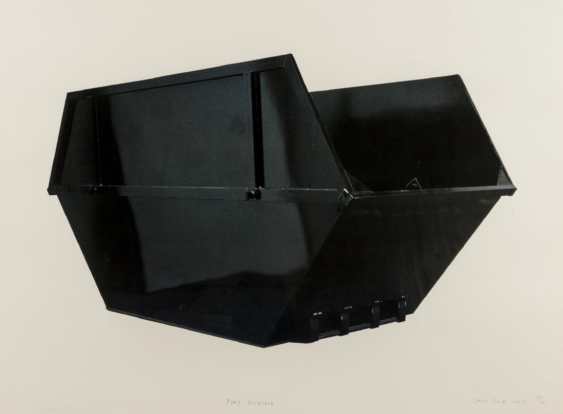 δ Gavin Turk (b. 1967) Pimp Recycled: δ Gavin Turk (b. 1967) Pimp RecycledScreenprint and collage on paper, 1997, signed, dated, titled and numbered in roman numerals from the edition of 9 in pencil, the full sheet, 560 x 760mm (22 x