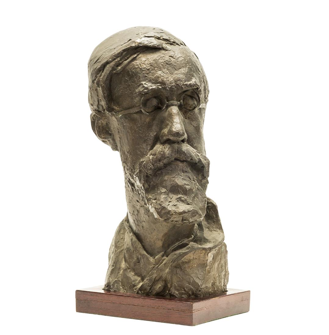 Tomlin (Stephen) Lytton Strachey, bronze bust, 1973. (1 of 1)