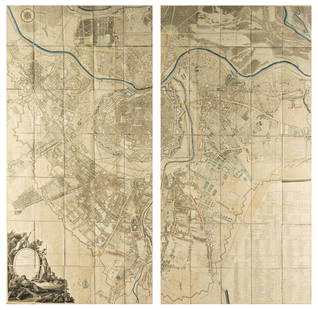 Austria.- Grimm (Maximilian von) Grundriss der Kl: Kl:: Austria.- Grimm (Maximilian von) Grundriss der Kl: Kl: Haupt und Residenzstadt Wien mit ihren Vorstadten nach den Neuen Hausnumern 1797 / Plan de la Ville de Vienne et de ses Fouxbourgs avec le Denomb