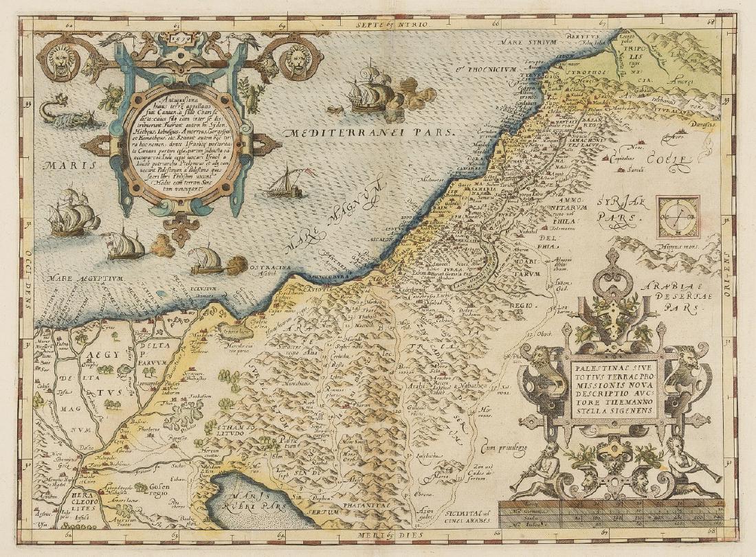 Holy Land.- Palestine.- Ortelius (Abraham) Palestinae (1 of 1)