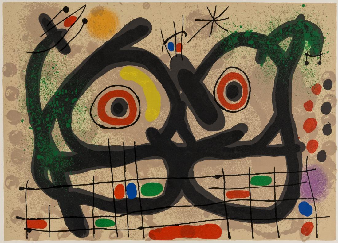 δ Joan Miro (1893-1983)  Le Lézard Aux Plumes (1 of 1)