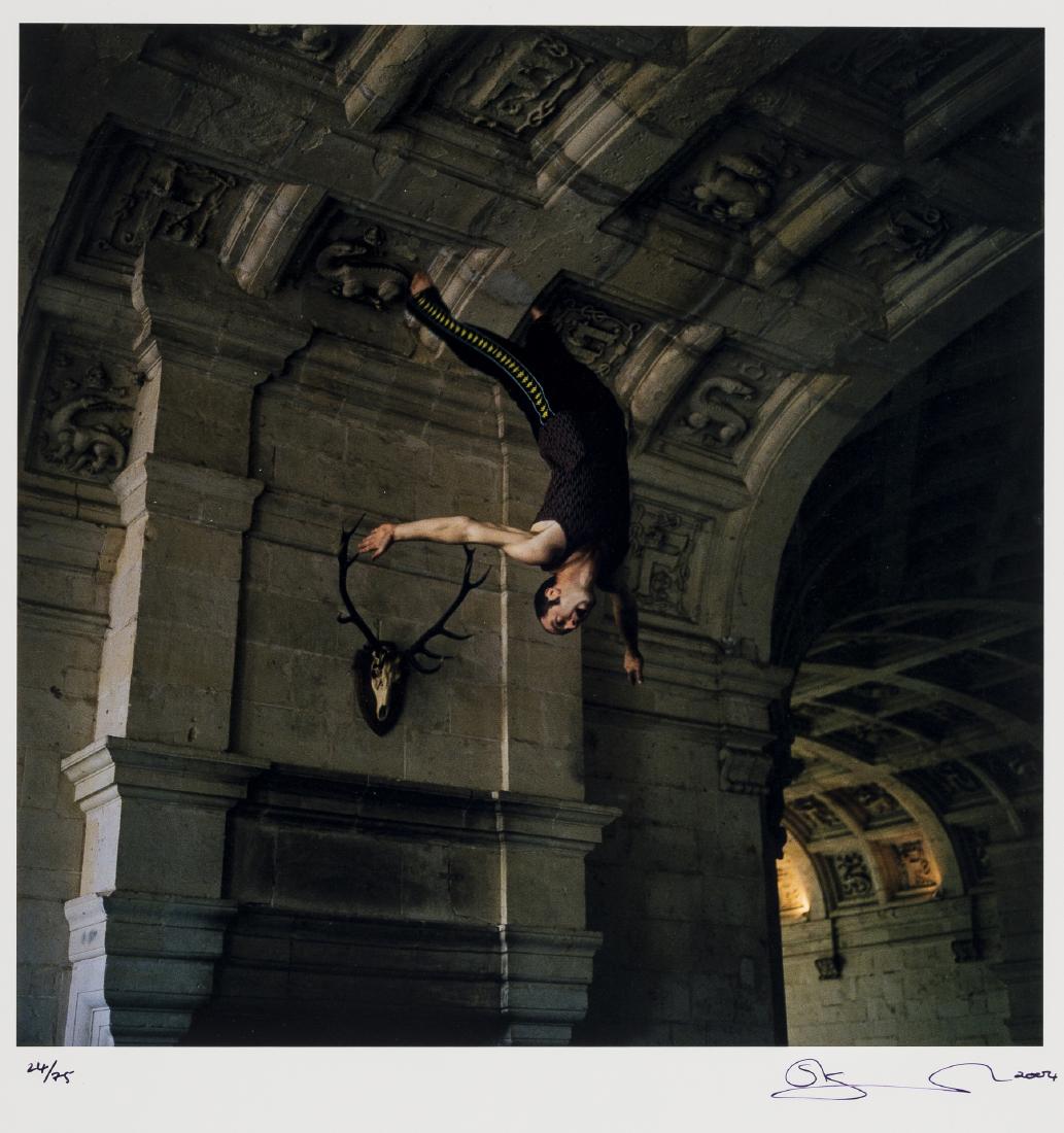 δ Sam Taylor-Johnson (b.1967) Falling VI: δ Sam Taylor-Johnson (b.1967)Falling VIC-type print in colours, 2004, signed, dated and numbered from the edition of 75 in black ink, on Fujifilm Professional glossy wove paper, with full margins