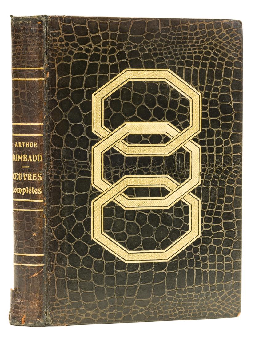Buckland Wright (John).- Rimbaud (Arthur) Oeuvres: Buckland Wright (John).- Rimbaud (Arthur) Oeuvres Complètes, edited by Pascal Pia, number 118 of 371 copies, printed in red and black, engraved portrait by John Buckland Wright (lightly offset on