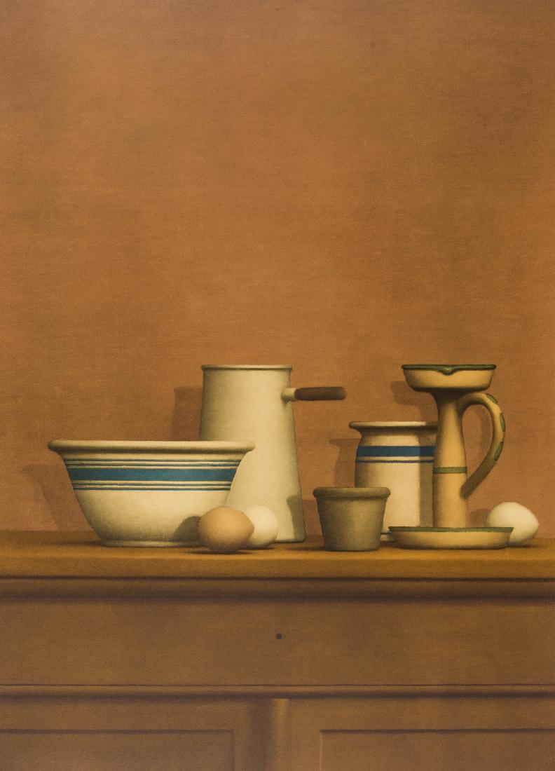 William Bailey (b.1930)  Still Life with Eggs, (1 of 1)