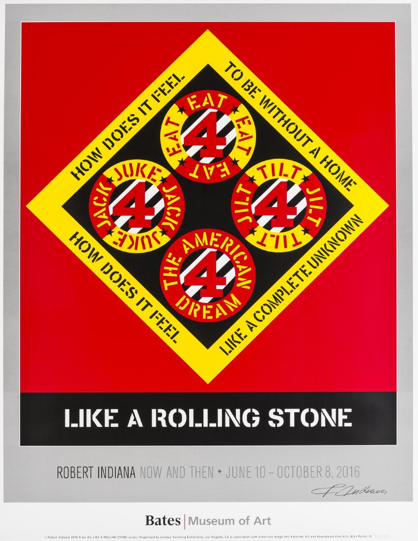 Robert Indiana (1928-2018)  Like a Rolling Stone (1 of 1)