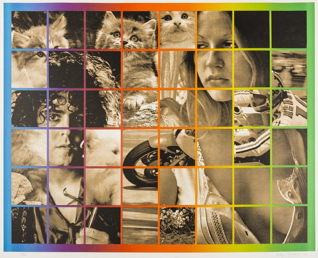 δ Peter Phillips (b.1939) Untitled (Six Times: NO RESERVE δ Peter Phillips (b.1939)Untitled (Six Times Eight, Dreaming)Lithograph and screenprint in colours, 1974, signed and numbered in numerals from the edition of 30 in pencil, on wove pape