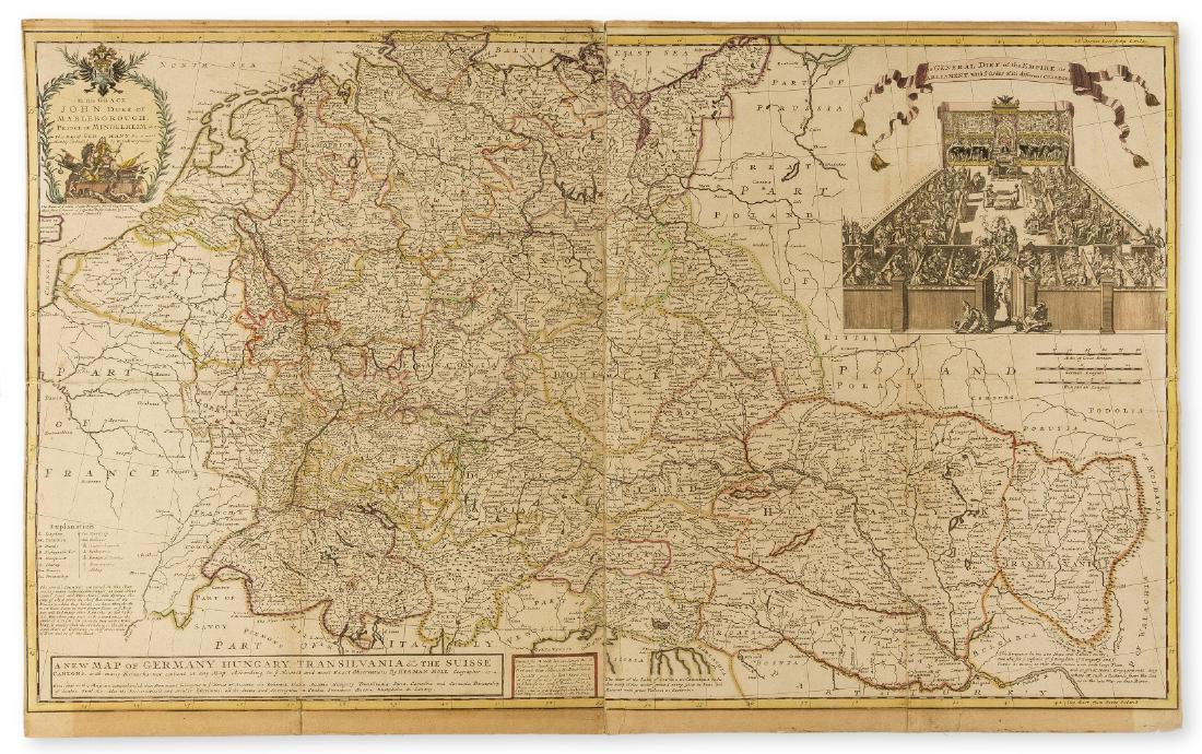 Europe.- Moll (Herman) A New Map of Germany, Hungary, (1 of 1)
