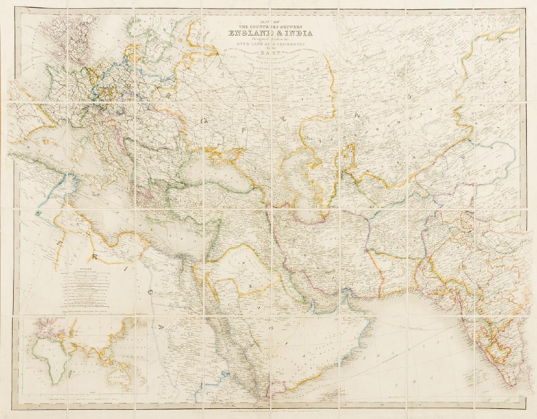 India.- Wyld (James) Map of the Countries between (1 of 1)