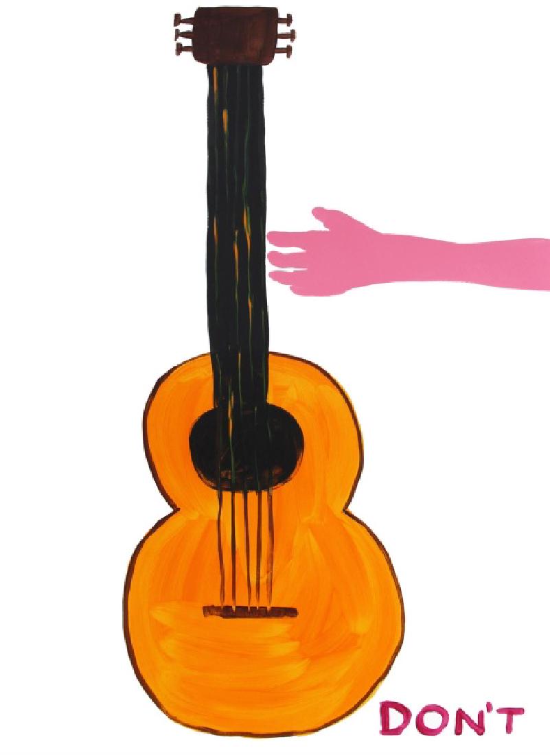 δ David Shrigley (b.1968) Don't: δ David Shrigley (b.1968)Don'tScreenprint in colours, 2018, signed and numbered from the edition of 125 in pencil, on Somerset wove paper, printed and published by Jealous Gallery, London, the fu