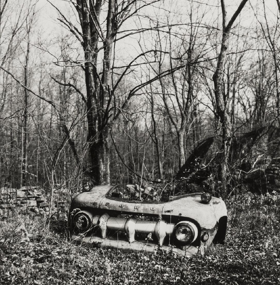 Walker Evans (1903-1975) Untitled, (Abandoned Truck: Walker Evans (1903-1975) Untitled, (Abandoned Truck Parts), 1973Gelatin silver print from a Polaroid Type 105 negative, 1973, flush mounted, on gloss photographic paper, sheet 300 x 300mm (11 7/8 x 11