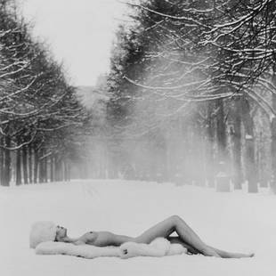 δ Patrick Lichfield (1939-2005) Girl on Snow,: NO RESERVE δ Patrick Lichfield (1939-2005) Girl on Snow, USSR, 1989Digital bromide print, 1989 (printed 2008), with the photographer's estate blind stamp, titled, dated, numbered from the edition