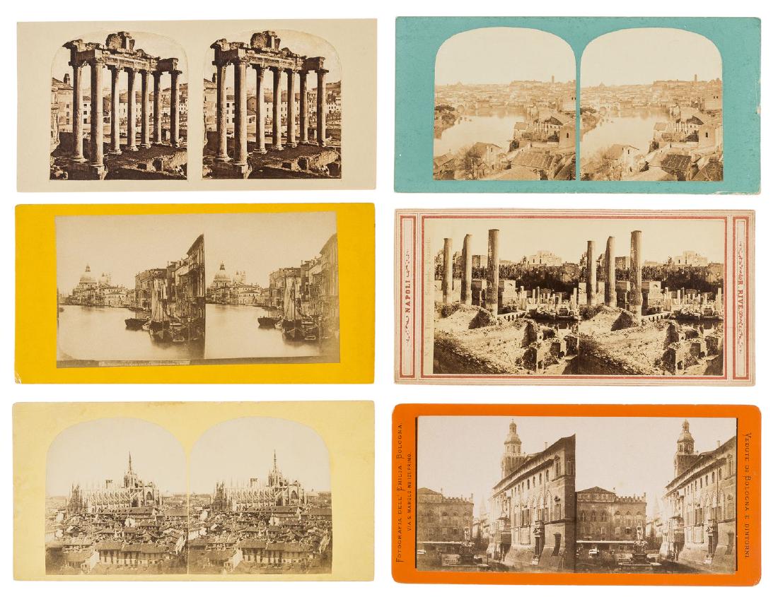 Italy.- Stereocards.- A collection of over 220 views of (1 of 1)