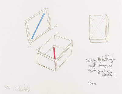 δ Reiner Ruthenbeck (b.1937) Untitled; Untitled: NO RESERVE δ Reiner Ruthenbeck (b.1937)Untitled; UntitledThe set of two screenprints in colours, 1986-1987, one signed and numbered from the edition of 160 in pencil, each the full sheet, 250 x 3