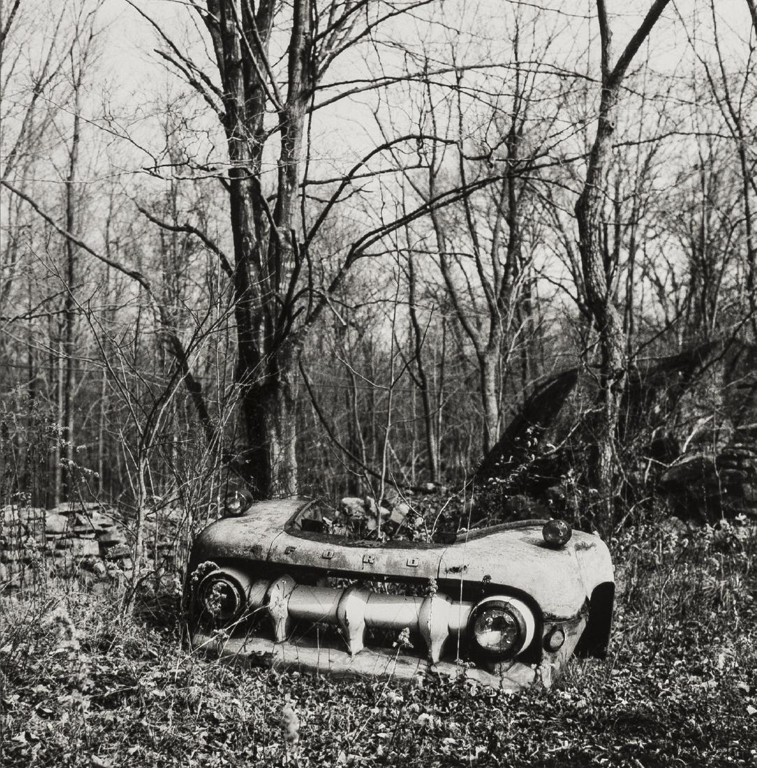 Walker Evans (1903-1975) Untitled, (Abandoned Truck: Walker Evans (1903-1975) Untitled, (Abandoned Truck Parts), 1973Gelatin silver print from a Polaroid Type 105 negative, 1973, flush mounted, on gloss photographic paper, sheet 300 x 300mm (11 7/8 x 11