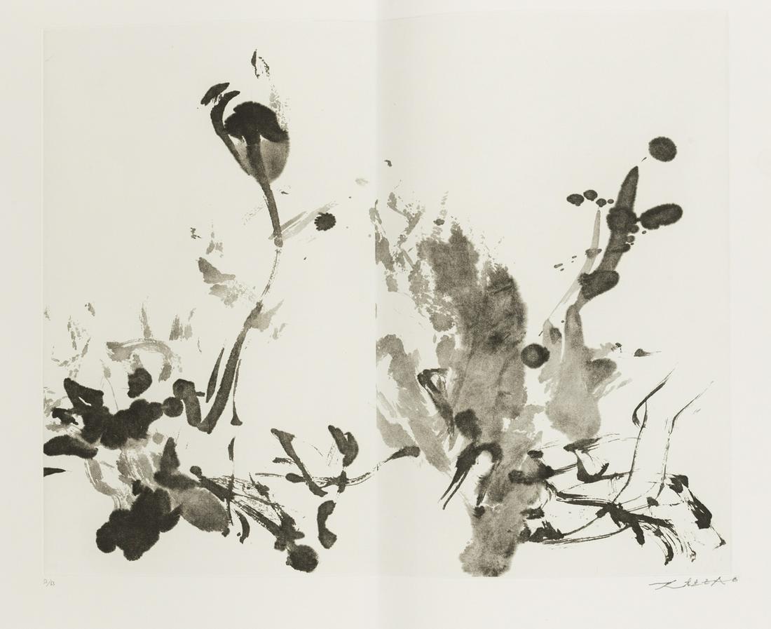 δ Zao Wou-Ki (1921-2013)  Le jardin d'encre (1 of 1)