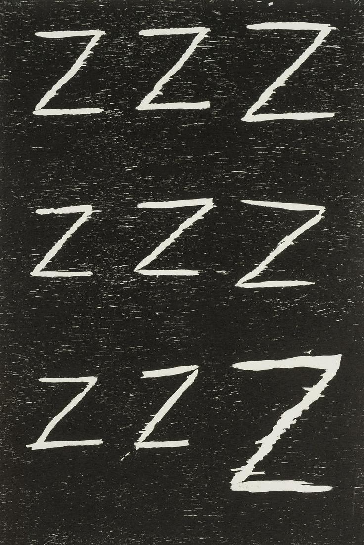 δ David Shrigley (b.1968)  Untitled (Zzz...) (1 of 1)