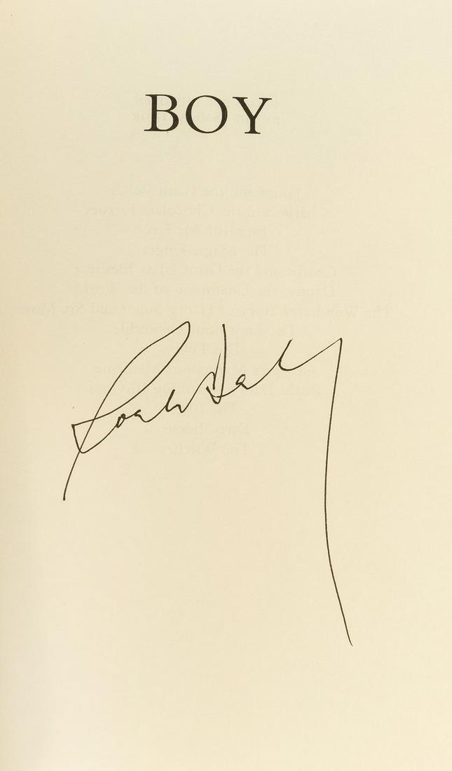 Dahl (Roald) Boy, first American edition, signed by the (1 of 2)