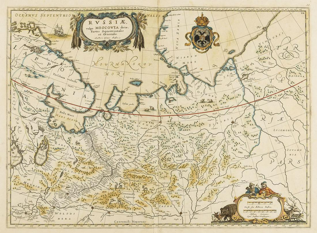 Russia.- Blaeu (Johannes) Russiae, vulgo Moscovia (1 of 1)