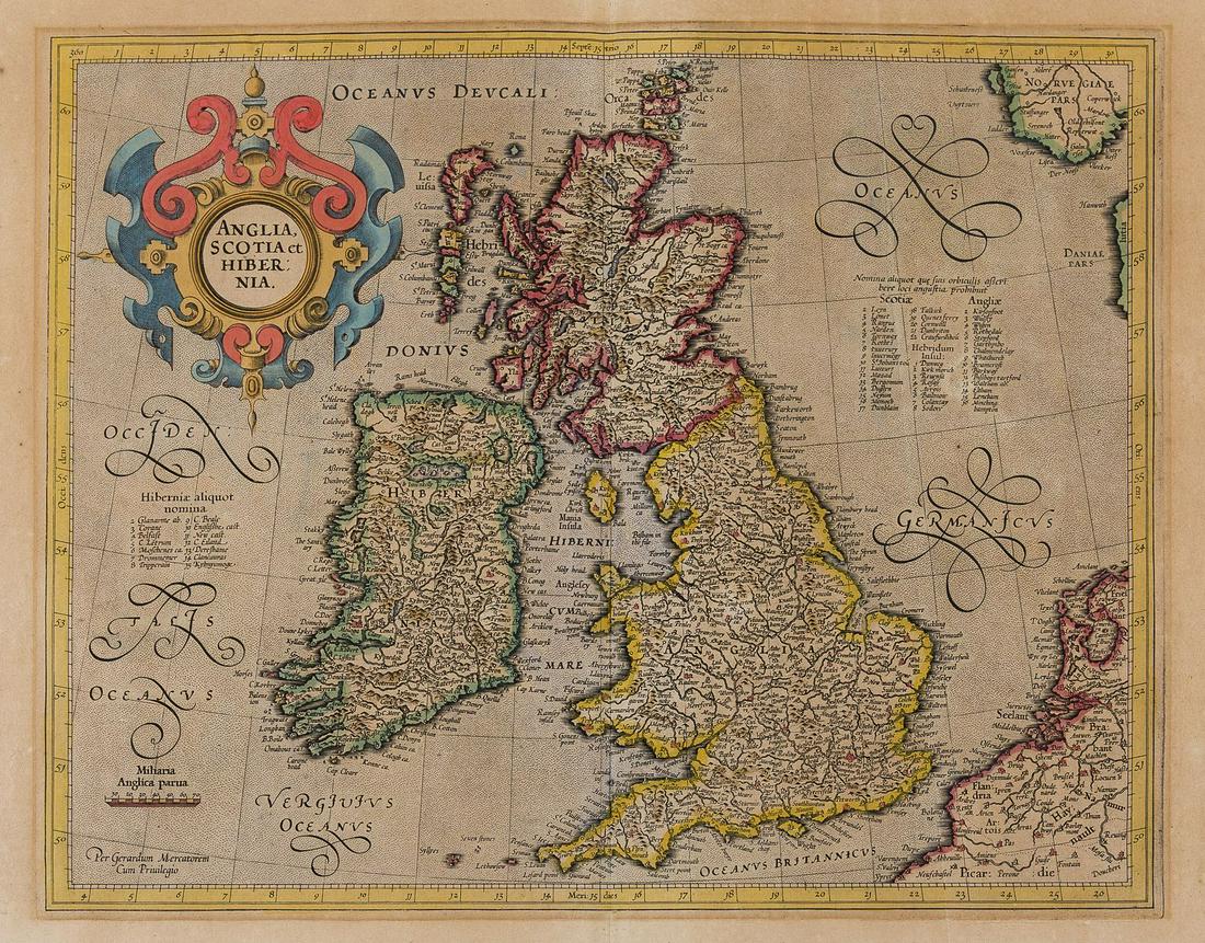British Isles.- Mercator (Gerard) & Henricus Hondius. (1 of 1)