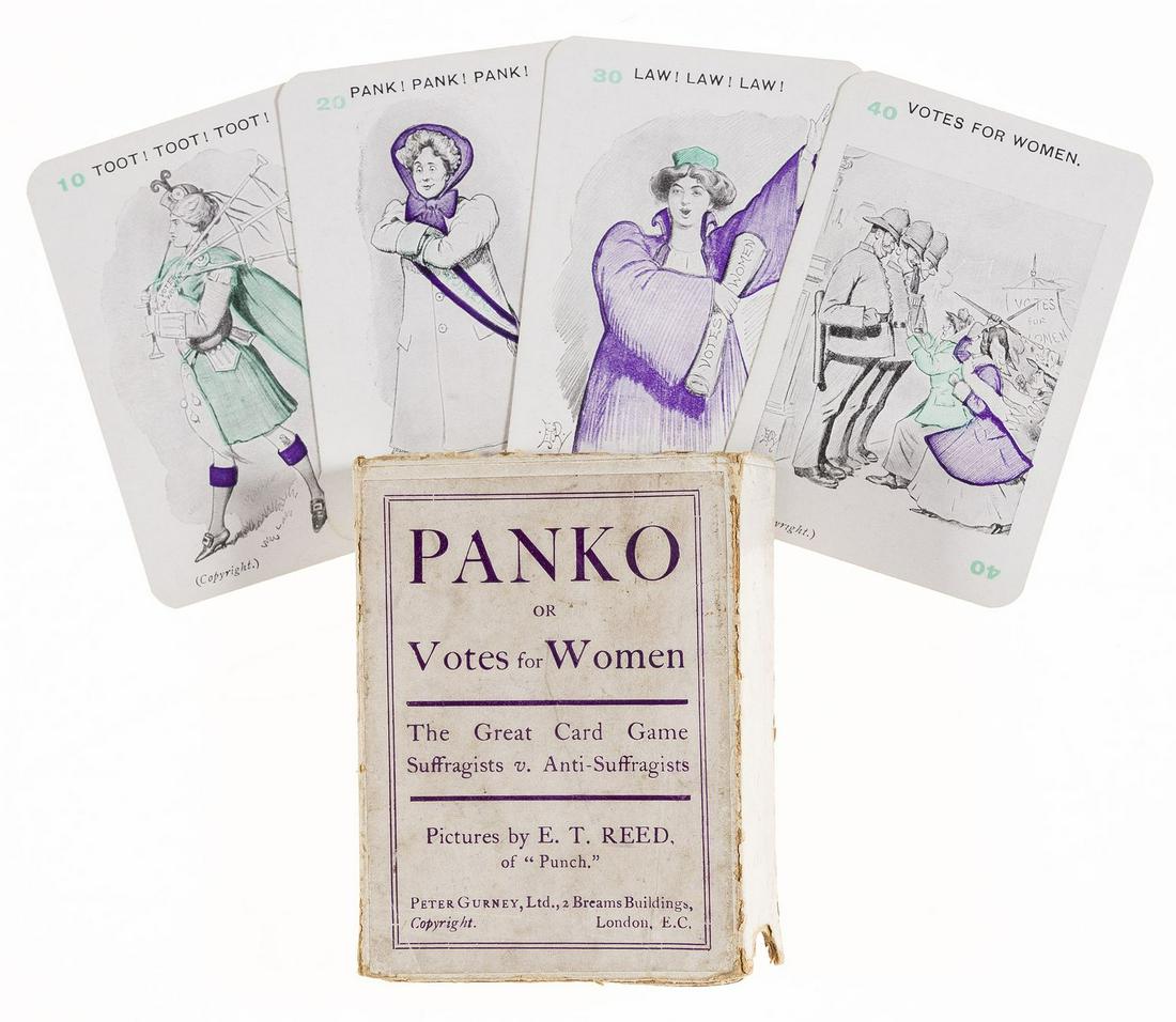 Suffragettes.- Card Game.- Reed (E.T.) Panko or Votes (1 of 1)