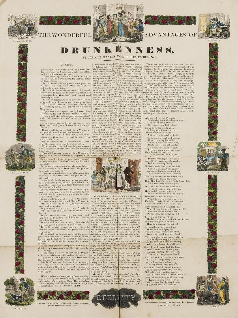 Drunkenness.- The Wonderful Advantages of Drunkenness, (1 of 1)