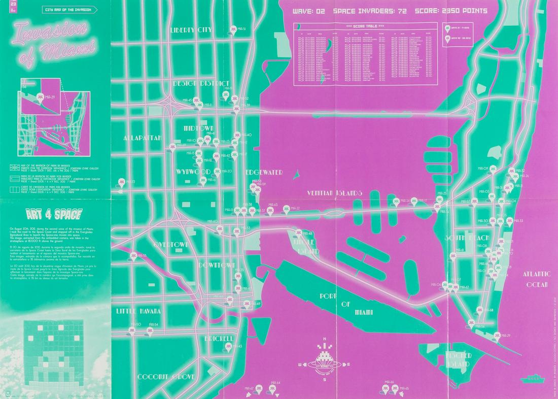 δ Invader (b.1969)  Invasion of Miami (1 of 1)