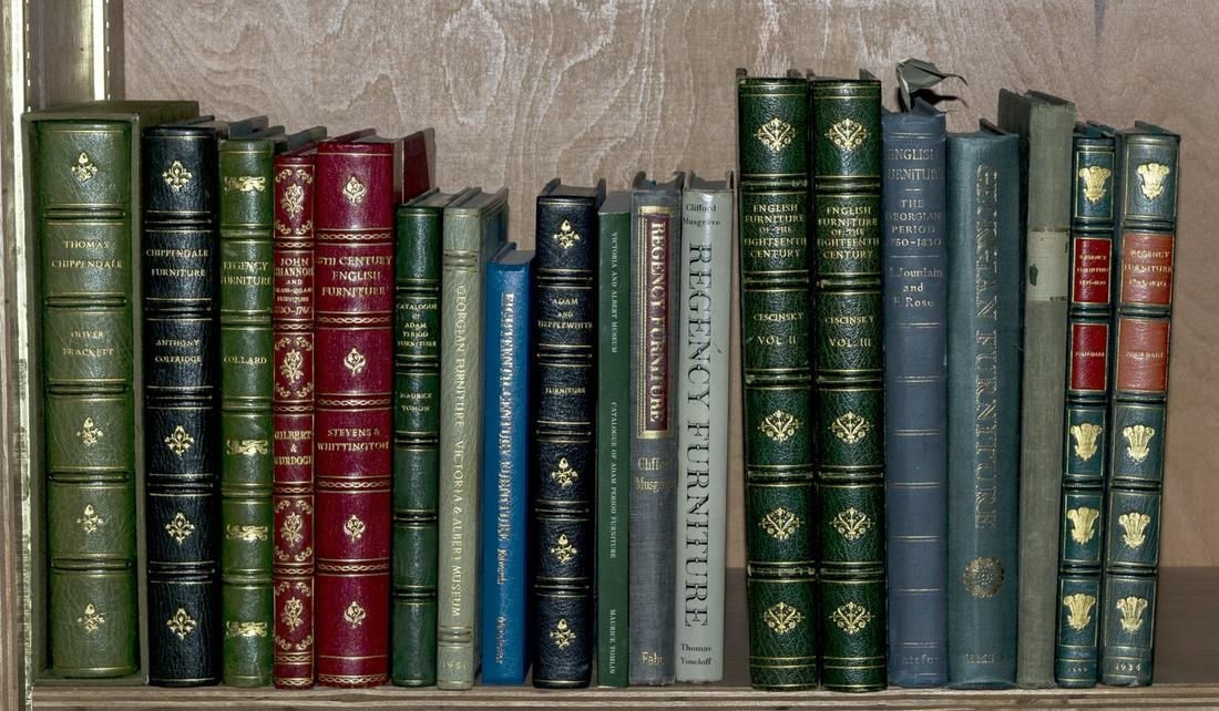 Furniture.- Brackett (Oliver) Thomas Chippendale, bound: NO RESERVE Furniture.- Brackett (Oliver) Thomas Chippendale, [1924] § Coleridge (Anthony) Chippendale Furniture, 1968 § Gilbert (C.) & Tessa Murdoch. John Channon and brass-inlaid furniture