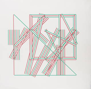 δ Kenneth Martin (1905-1984) Chance and Order III: δ Kenneth Martin (1905-1984) Chance and Order III Screenprint in colours, 1971-1972, signed, dated and numbered from the edition of 70 in pencil, on wove paper, printed by Kelpra Studio, London,