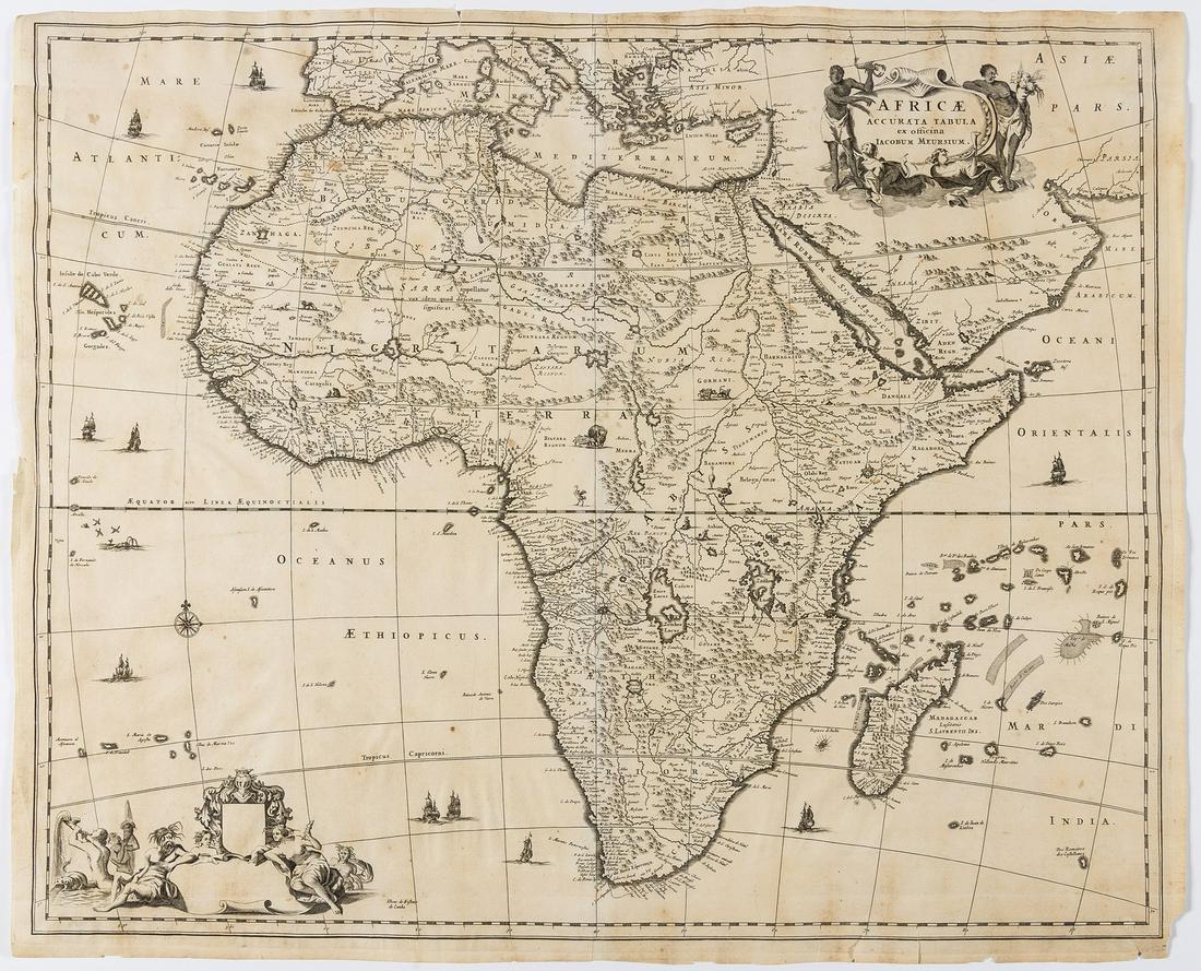 Africa.- Meurs (Jacob Van) Africae Accurata Tabula, (1 of 1)