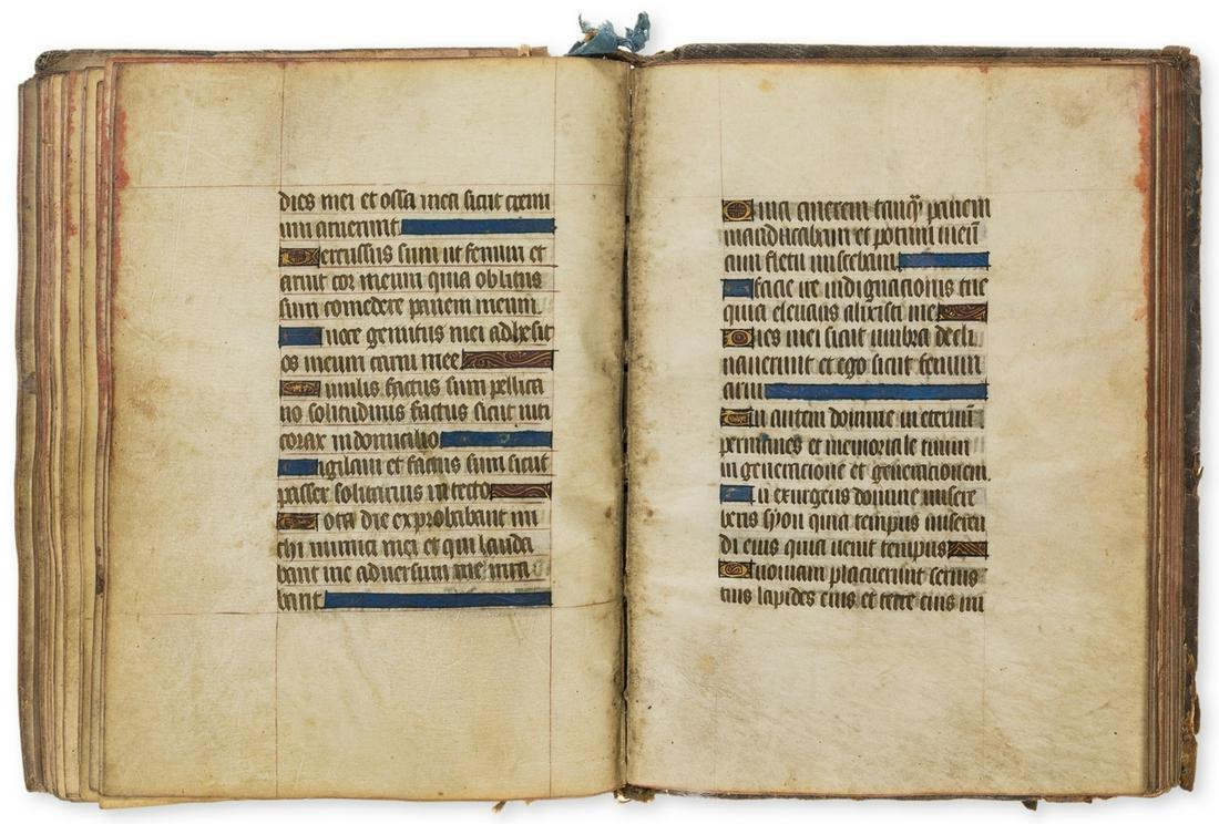 Book of Hours, Use of Rome, manuscript in Latin, on (1 of 2)