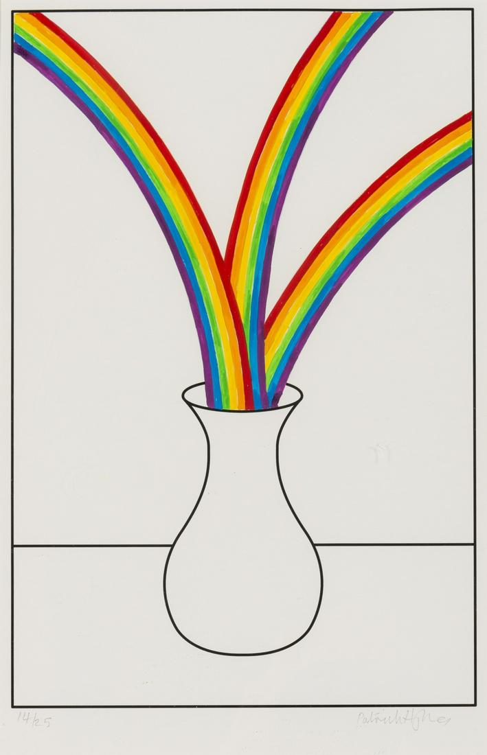 δ Patrick Hughes (b.1939)  Untitled (Rainbow Vase) (1 of 1)