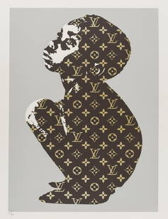 δ Beejoir (b.1979) LV Child: δ Beejoir (b.1979)LV ChildScreenprint in colours, 2007, numbered from the edition of 400 in pencil, on wove paper, printed and published by Pictures on Walls, London, with full margins, sheet 700