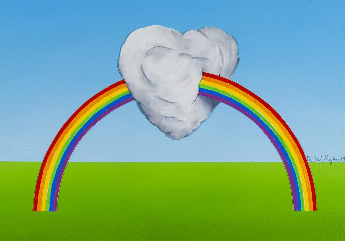 δ Patrick Hughes (b.1939) Cloudy: δ Patrick Hughes (b.1939)CloudyMixed media on paper, 2019, signed and dated in pencil, sheet 207 x 297mm (8 1/4 x 11 3/4in) (framed)A portion of the proceeds for the sale of this artwork will be