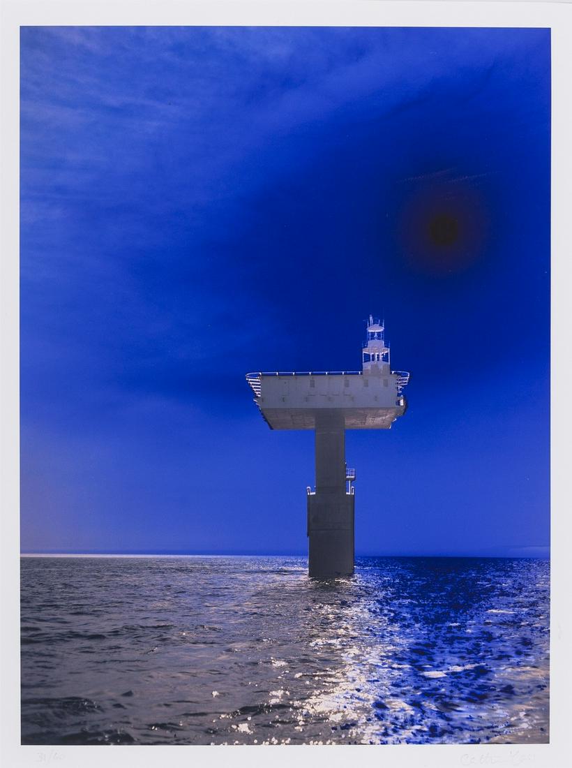 δ Catherine Yass (b.1963) Lighthouse (east): δ Catherine Yass (b.1963)Lighthouse (east)Lucia pigment print printed in colours, 2011, signed and numbered from the edition of 60 in pencil, on archival Hahmemuhle photo rag paper, published by
