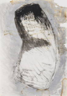 δ Phyllida Barlow (b.1944) Untilted: δ Phyllida Barlow (b.1944)Untitled Mixed media on paper, 1996-97, signed and dated in pencil verso, sheet 298 x 422mm., (11 3/4 x 16 x 2/3in) (unframed) δ This lot is sold subject to Artists