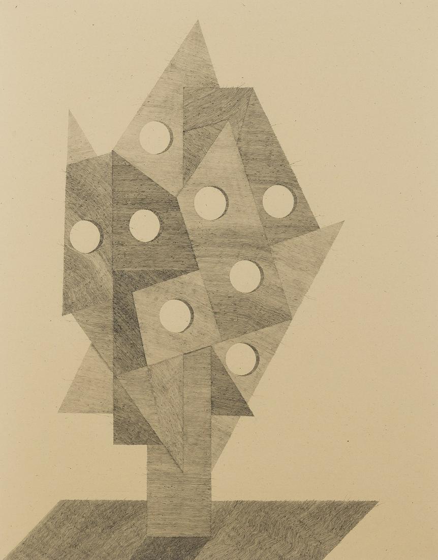 Peter Peri (b.1971) Head 13: Peter Peri (b.1971)Head 13 Graphite on paper, 2008, signed and dated verso, 840 x 680mm (33 x 26 3/4in) (framed) Exhibited: Arnolfini Gallery, Bristol: 'Magical Consciousness- May 12th- July 3rd, 2011