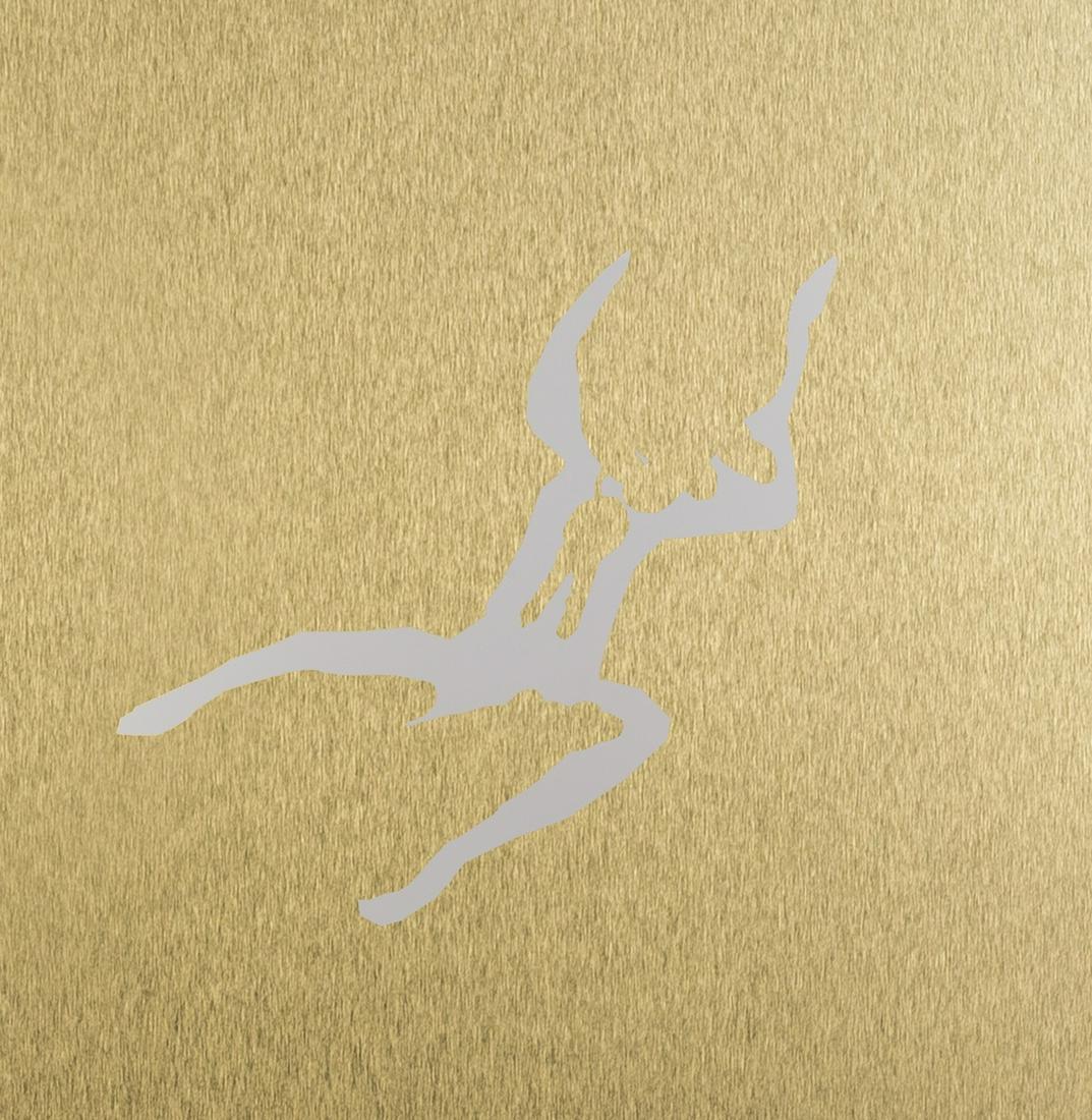 Seth Price (b.1973) Gold Key (White 4): Seth Price (b.1973)Gold Key (White 4)Printed dibond, 2007, initialled verso, the full sheet, 1210 x 1210mm (47 3/4 x 47 3/4in) (unframed)Provenance:Friedrich Petzel Gallery, New York