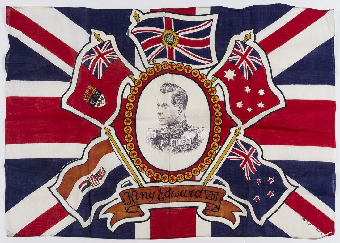 Edward VIII.- Souvenir flag commemorating the accession (1 of 1)