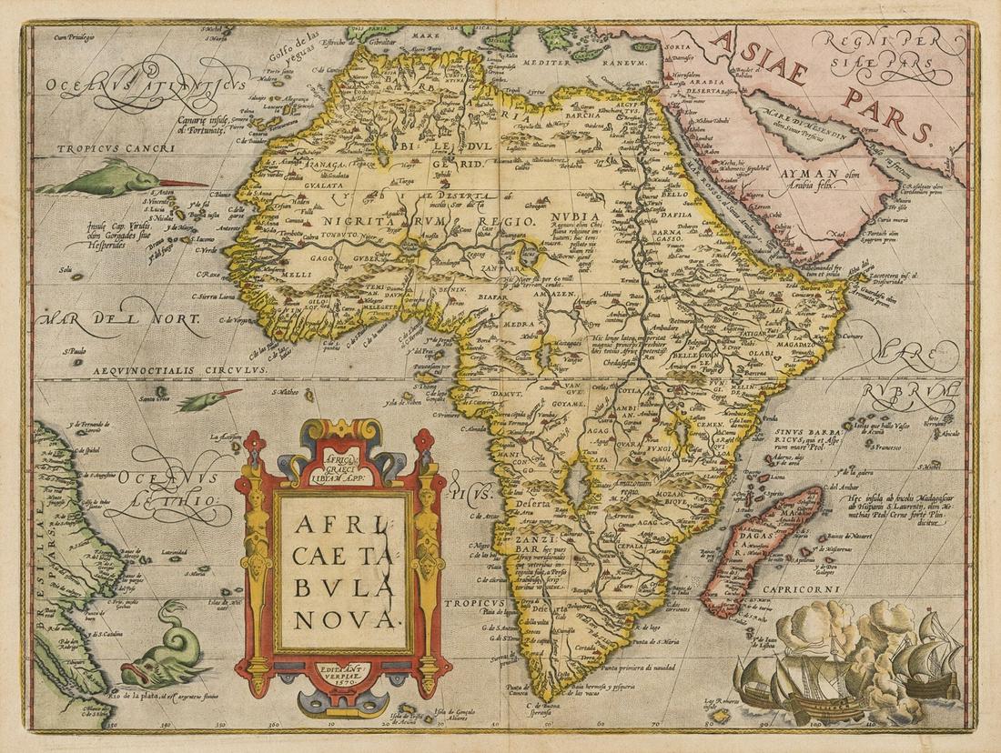 Africa.- Ortelius (Abraham) Africae Tabula Nova, [c. (1 of 1)