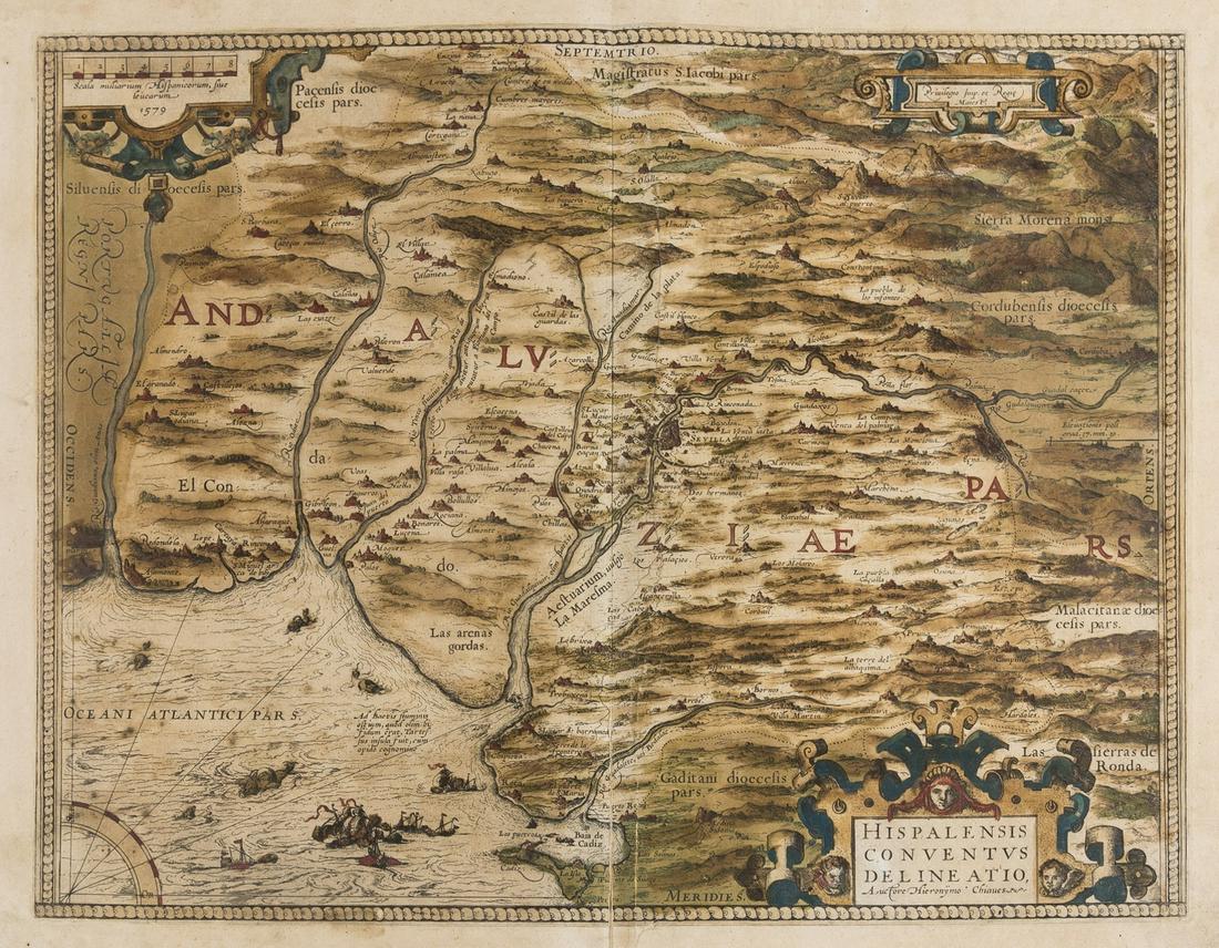 Spain.- Ortelius (Abraham) Hispalensis Conventus (1 of 1)