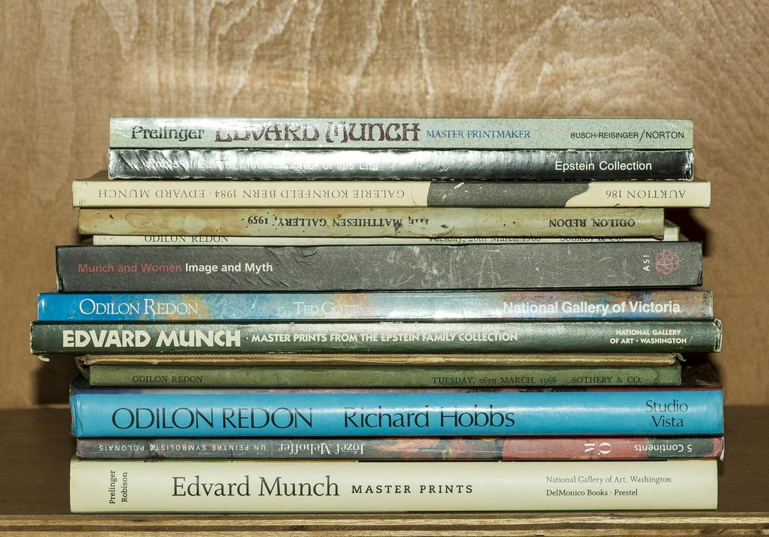 Symbolism.- Galerie Barbazanges. Exposition Ré: NO RESERVE Symbolism.- Galerie Barbazanges. Exposition Rétrospective d'Oeuvres d'Odilon Redon (1840-1916), limited edition, printed in red & black, original wrappers tied with cord, uncut, soiled