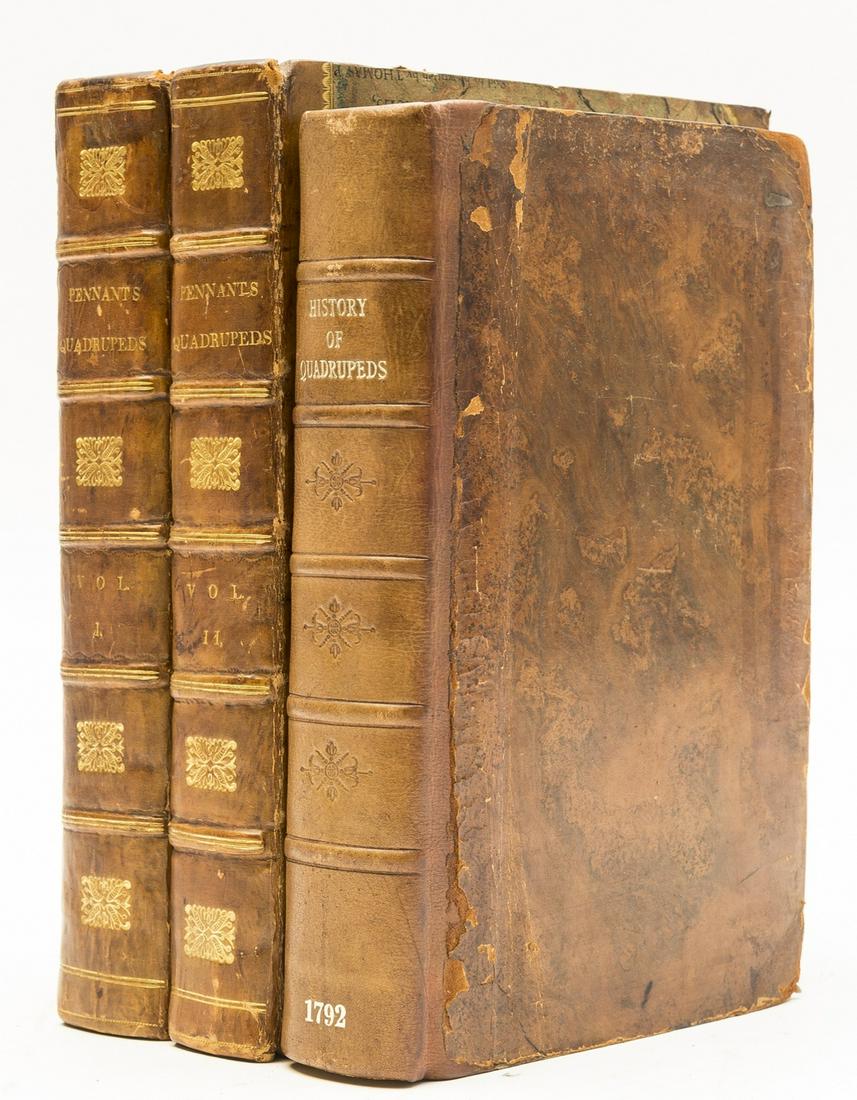 Pennant (Thomas) History of Quadrupeds, 2 vol., for B. (1 of 1)