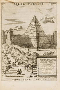 Rome.- Donati (Alessandro) Roma vetus ac recens: Rome.- Donati (Alessandro) Roma vetus ac recens utriusque aedificiis ad eruditam cognitionem expositis, engraved frontispiece, 4 folding engraved plans or plates, numerous full-page and smaller illust