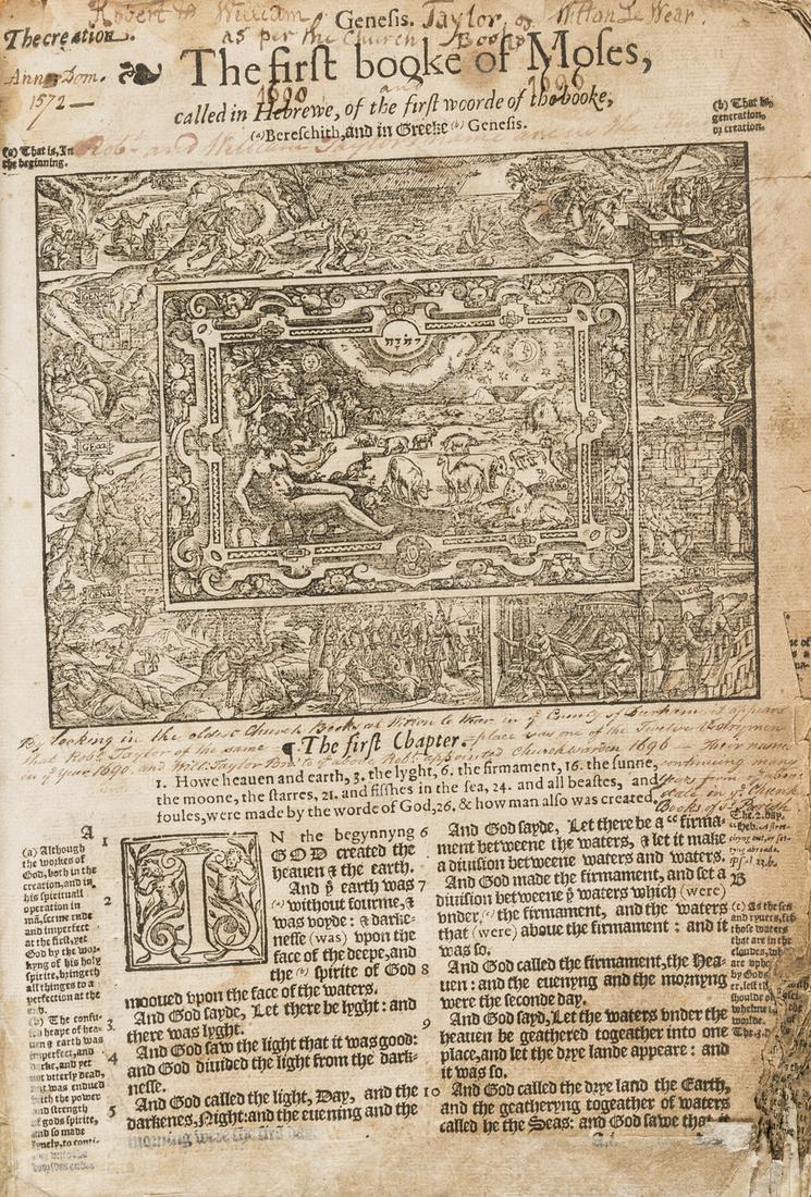 Bible, English. [The Holy Byble...], Bishops' version, (1 of 1)