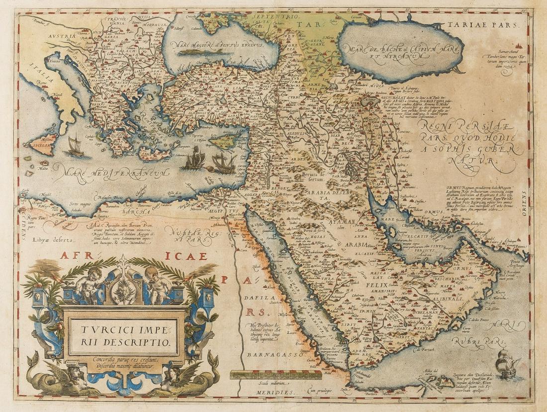 Middle East.- Ortelius (Abraham) Turcici Imperii (1 of 1)
