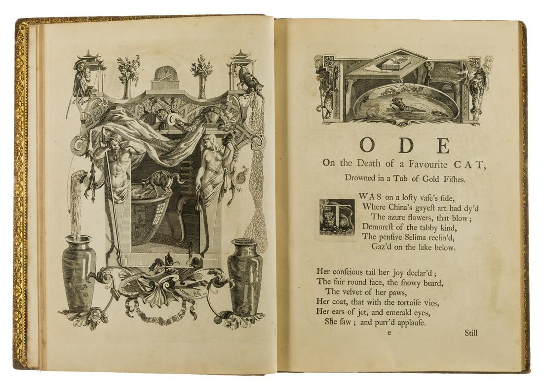Gray (Thomas) Designs by Mr. R. Bentley, for Six Poems, (1 of 1)