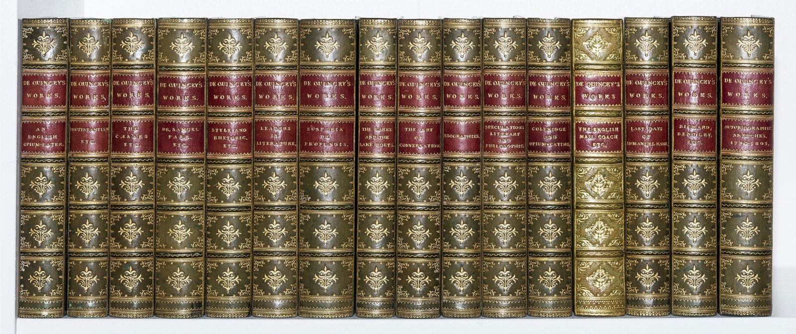 De Quincey (Thomas) [The Works], 16 vol., Edinburgh, (1 of 1)